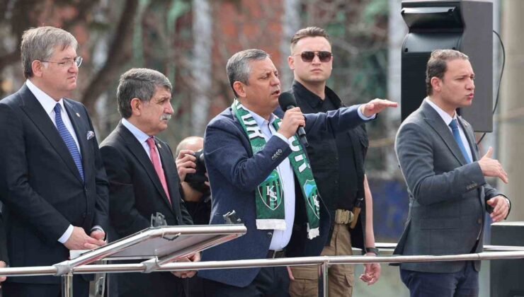 CHP Genel Başkanı Özel: “1999’dan bu yana Kocaeli Büyükşehir Belediyesi’ni kazanamadık ama kusuru kendimizde aradık”