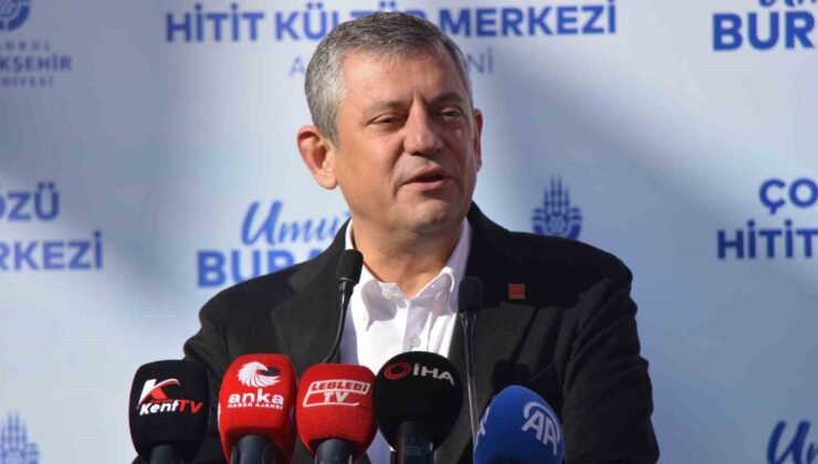 CHP Genel Başkanı Özel: “Bunların kötü sözlerine kulağımızı tıkıyoruz, milletimizin gözünün içine bakıyoruz”