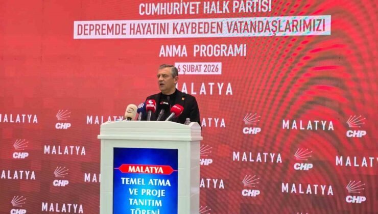 CHP Genel Başkanı Özel: “Muhalefet çivi çakma makamı değildir, çiviyi kimin çakacağına millet karar verir”