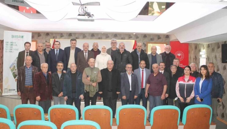 Çiftçilere tarım sigortası anlatıldı