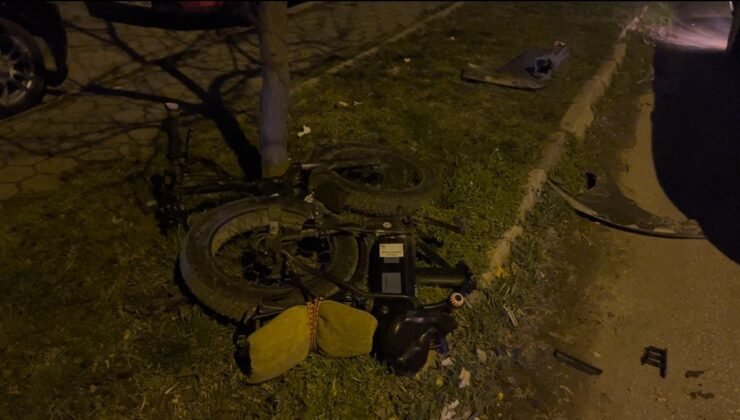 Çocuğun kullandığı otomobil bisiklete çarptı: 2 çocuk yaralandı