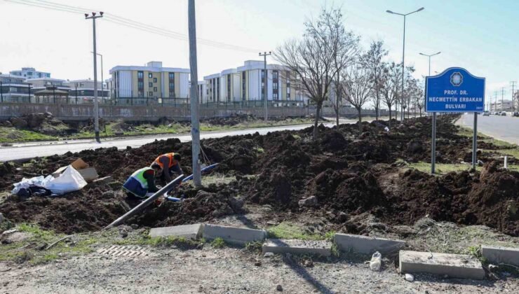 Diyarbakır’da üstyapı çalışmaları