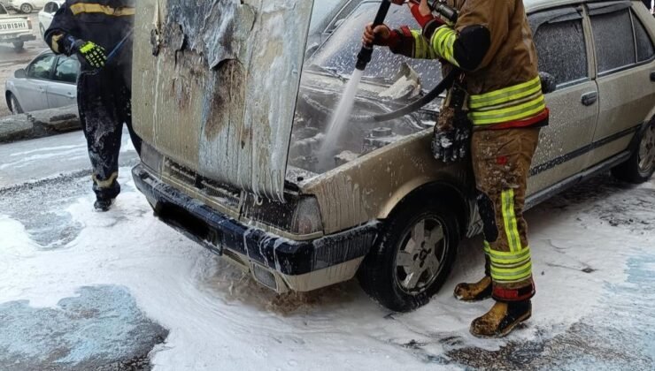 Dörtyol’da TOFAŞ alevlere teslim oldu