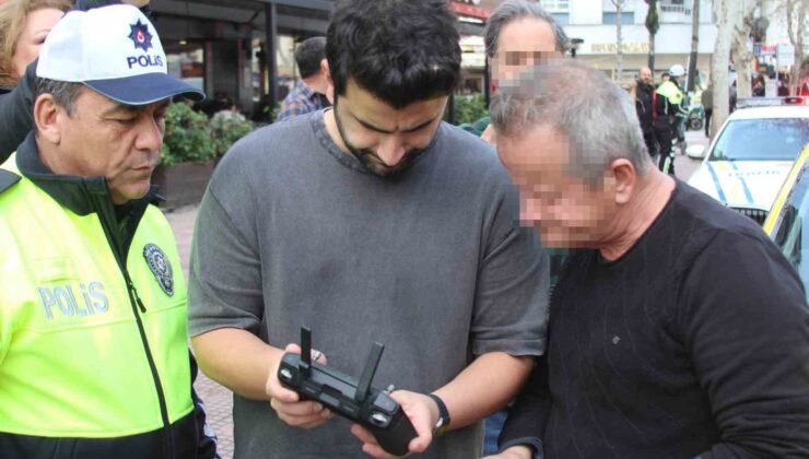 Dronla takip edilen sürücülere 159 bin TL ceza uygulandı