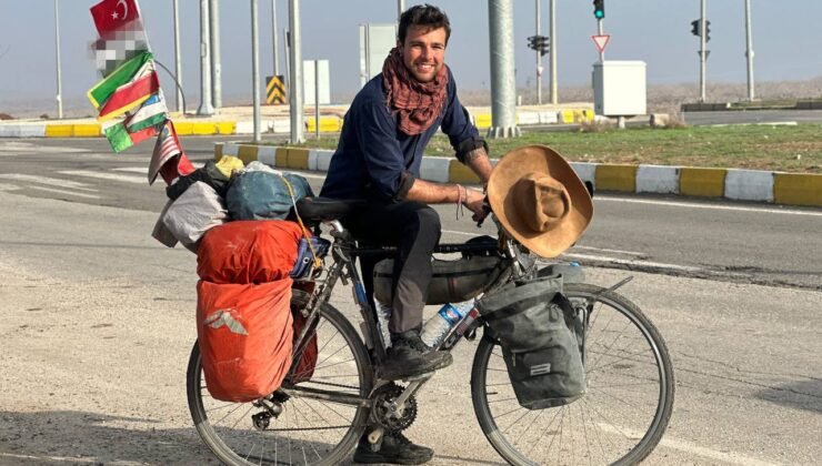 Dünya turundaki İtalyan gezginin Türkiye’deki ilk durağı Şanlıurfa oldu
