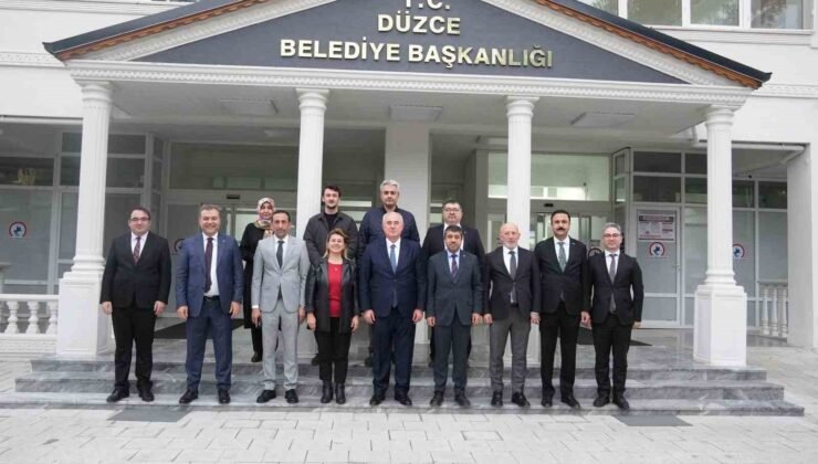 Düzce Belediyesi KDK heyetini ağırladı