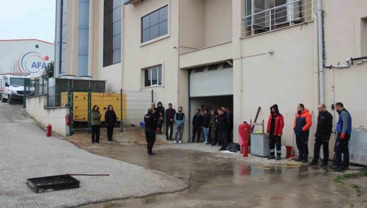 Düzce’de 112 personeline afet ve acil durum eğitimi
