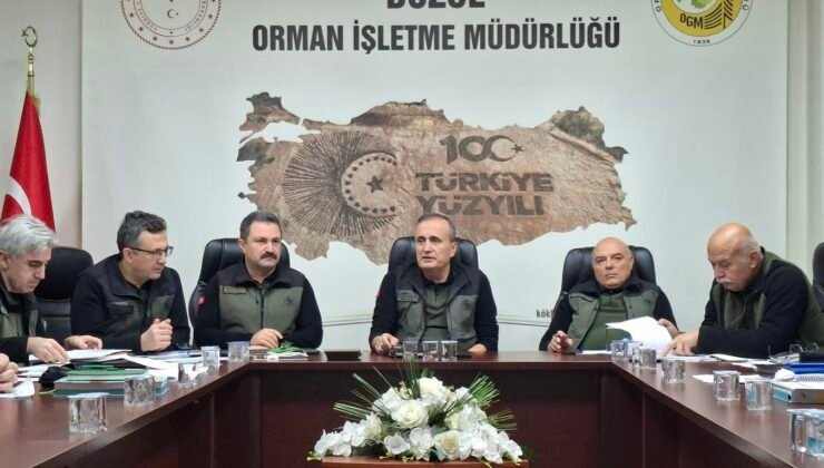 Düzce’de ormanlarla ilgili çalışmalar değerlendirildi
