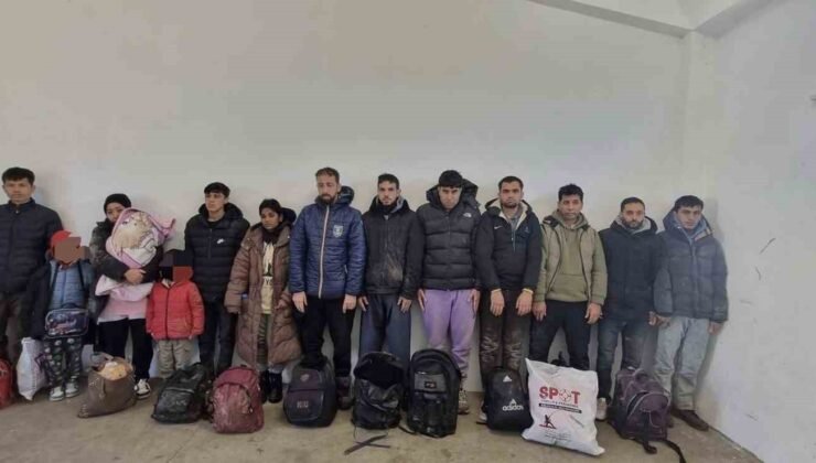 Edirne’de 14 düzensiz göçmen yakalandı