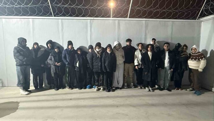 Edirne’de 18 düzensiz göçmen yakalandı