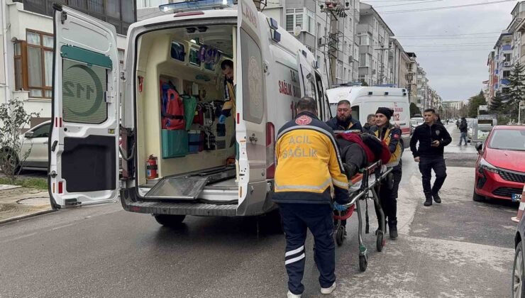 Edirne’de otomobillerin çarpıştığı kaza kamerada