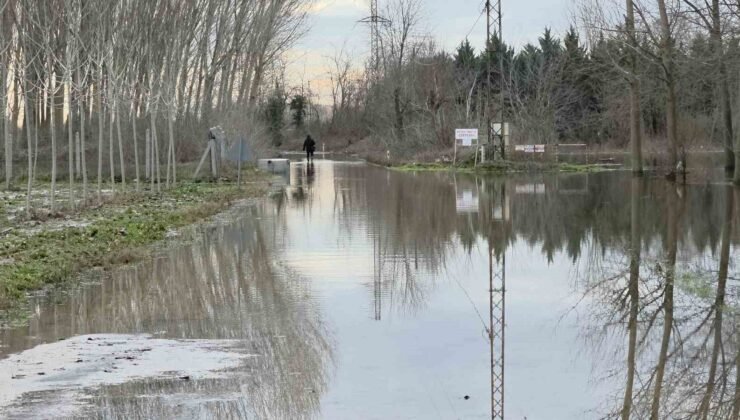 Edirne’de taşkın suları çekiliyor