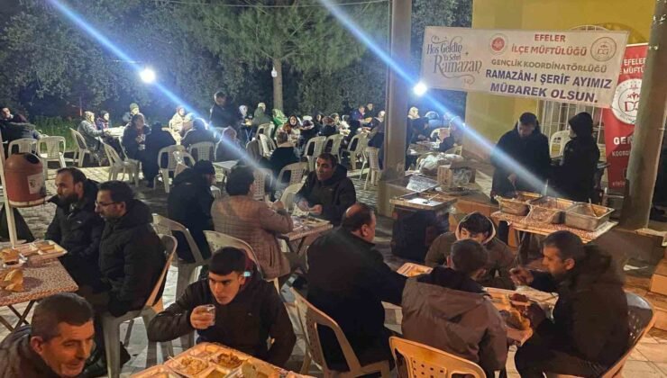 Efeler’de ’Mahallece İftardayız’ programı vatandaşları buluşturdu