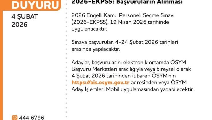 EKPSS 19 Nisan’da yapılacak