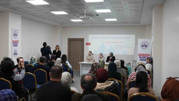 Elazığ’da sigaranın zararları anlatıldı