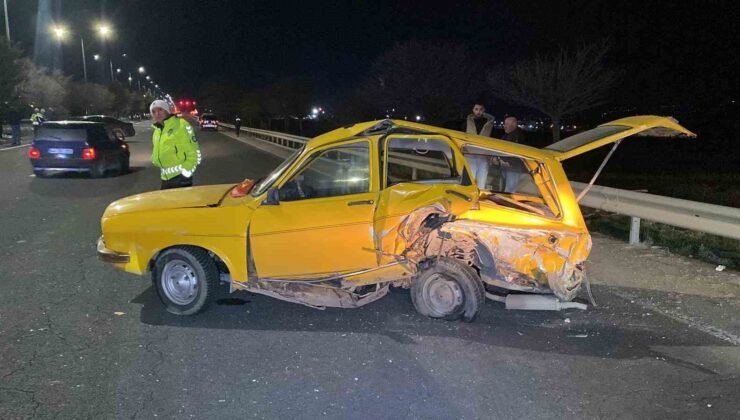 Elazığ’da trafik kazası: 1 yaralı