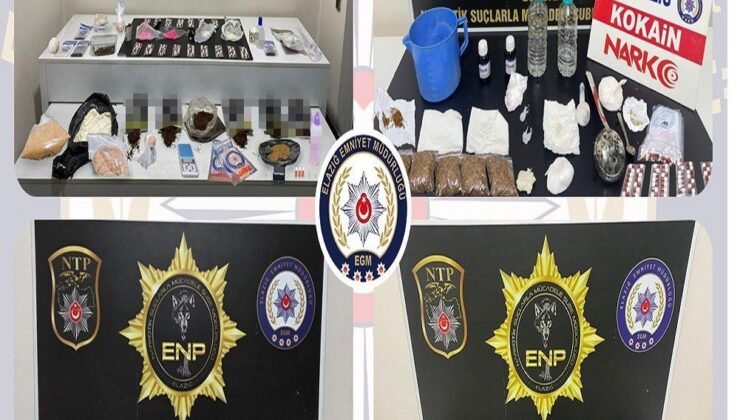 Elazığ’da uyuşturucu operasyonu: 20 şüpheli tutuklandı