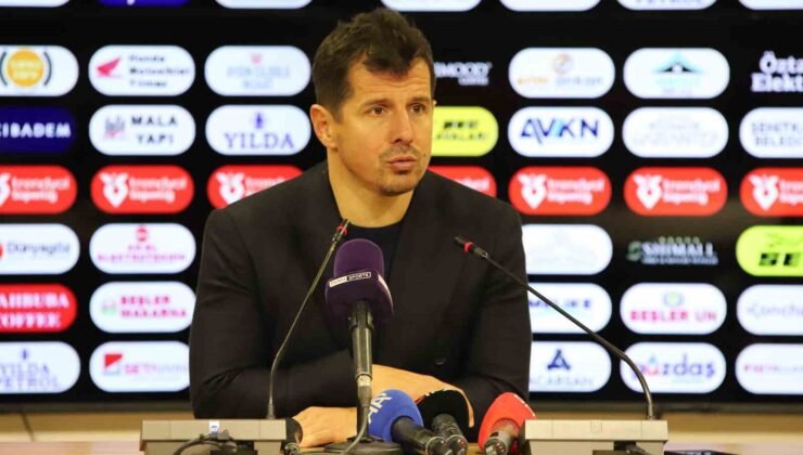 Emre Belözoğlu: “Bugün oynadığımız futbola çok fazla söylenecek bir şey yok”