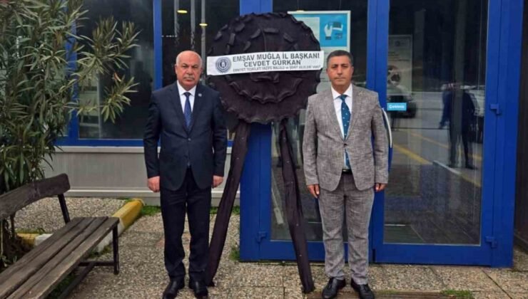 EMŞAV Muğla’dan TÜVTÜRK’e siyah çelenk