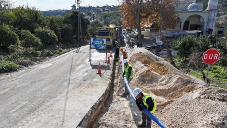Erdemli’de su altyapısı yenilendi, mahalle kesintisiz suya kavuştu