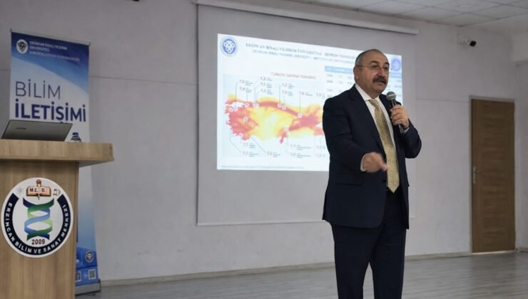 Erzincan’da deprem bilincini artırmaya yönelik konferans düzenlendi
