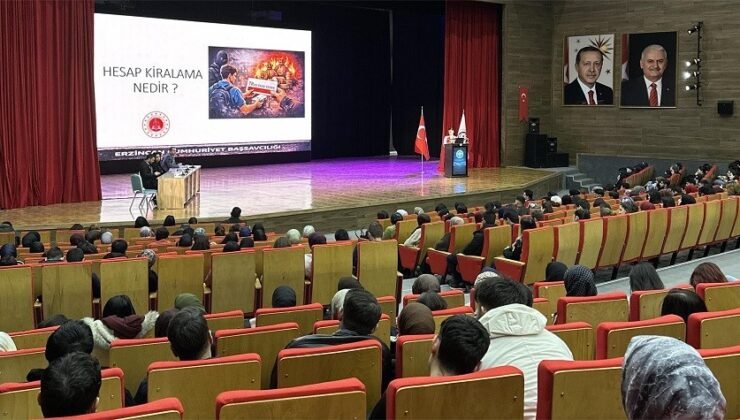 Erzincan’da siber suçlara karşı bilgilendirme paneli düzenlendi
