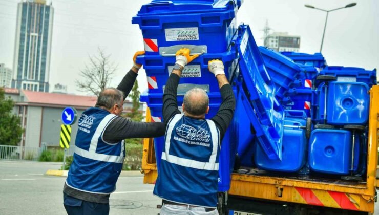 Esenyurt’ta geri dönüşüm çalışmaları yaygınlaşarak sürüyor