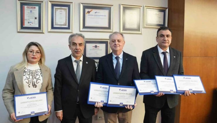 EÜ’de 6 ön lisans programı daha akreditasyon aldı