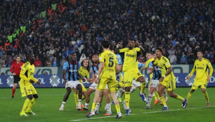 Fenerbahçe’den Trabzonspor’a karşı üst üste 5. galibiyet
