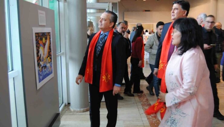 Fethiye’deki “Çin At Yılı” temalı sergi yoğun ilgi gördü