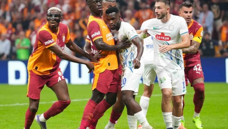 Galatasaray, Çaykur Rizespor deplasmanında