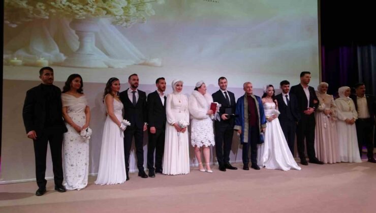 Gaziantep’te 14 Şubat’ta 62 çift evliliğe “Evet” dedi