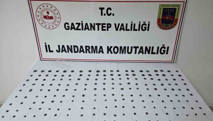 Gaziantep’te 195 adet sikke ele geçirildi: 1 gözaltı