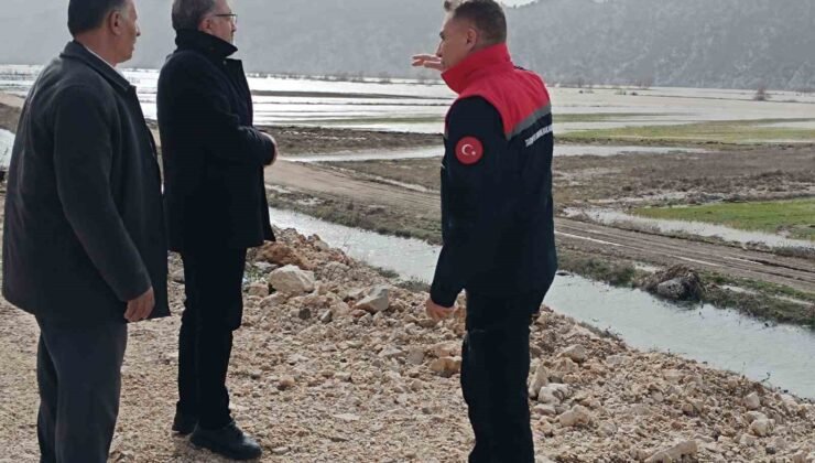 Gembos Ovası’nda taşkın sonrası inceleme