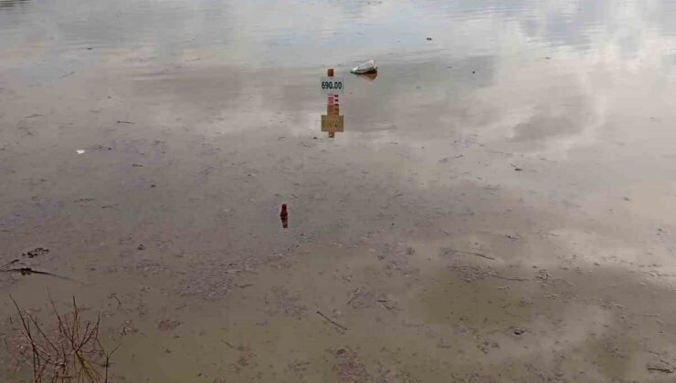 Göletler son yağışlarla doldu