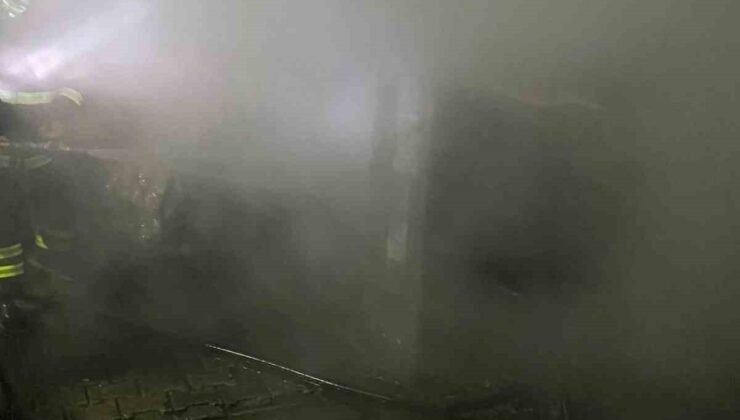 Güroymak’ta korkutan yangın