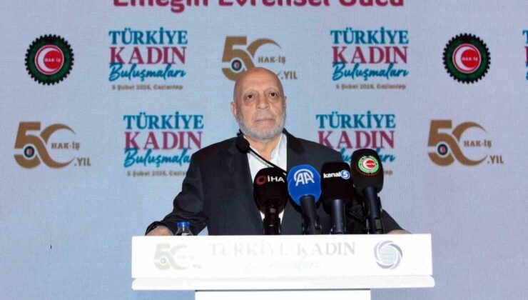 HAK-İŞ Konfederasyonu Genel Başkanı Arslan: “Asgari ücret yüzde 27 oranında artırıldı, yüzde 5’ini biz ocak ayında geri verdik”