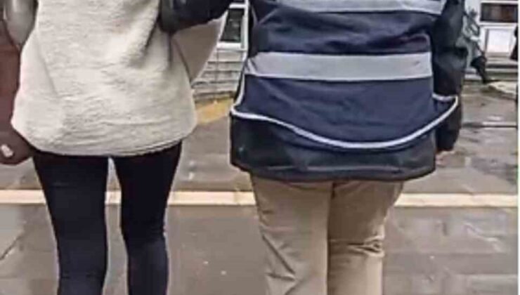Hapis cezasıyla aranan kadın hırsız Defne’de yakalandı