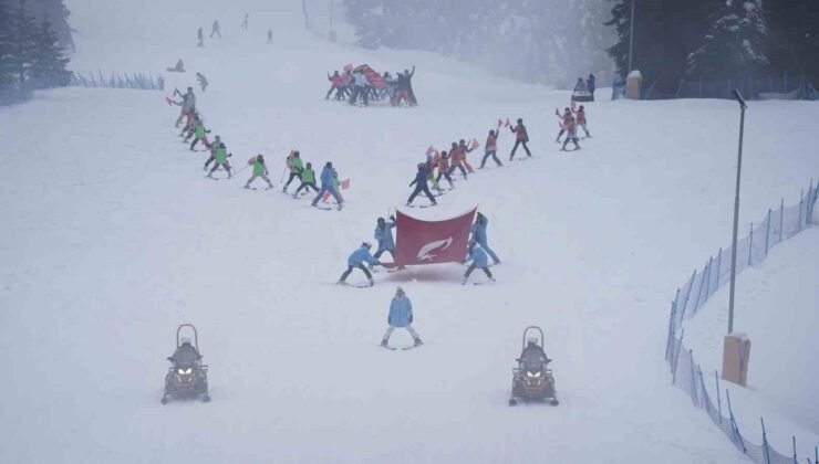 Ilgaz Dağı’nda Sevgililer Günü’nde düzenlenen festival yoğun ilgi gördü