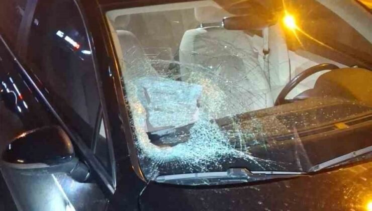 İlk kazadan kurtuldu, tekrar döndüğü yerde bu sefer araba çarptı