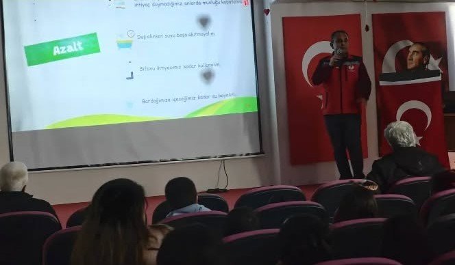 İncirliova’da çocuklara su verimliliği anlatıldı