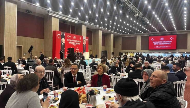 İstanbul Valisi Gül, şehit aileleri ve gazilerle iftarda buluştu