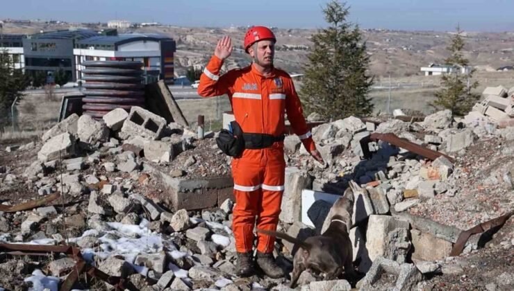 JAKEM’de deprem sonrası umut arayan patiler