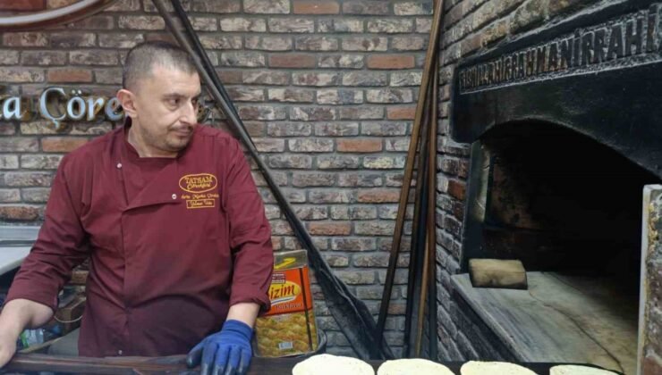 Kahramanmaraş’ın tecilli lezzeti Maraş çöreği Ramazan sofralarını süslüyor