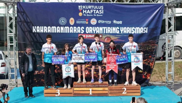 Kahramanmaraş’ta 14 şehirden 715 sporcu, kurtuluş haftası için yarıştı