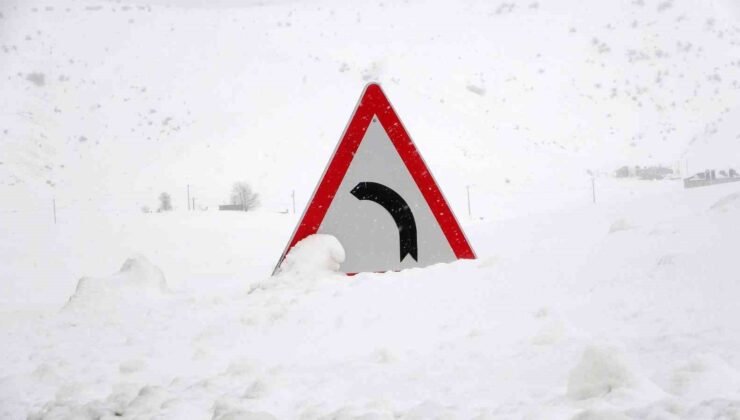 Kar yağışı Bitlis’te etkisini artırdı: 100 köy yolu ulaşıma kapandı