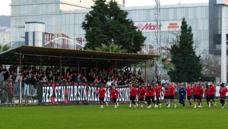 Karadeniz derbisi öncesi Samsunspor’a taraftar desteği