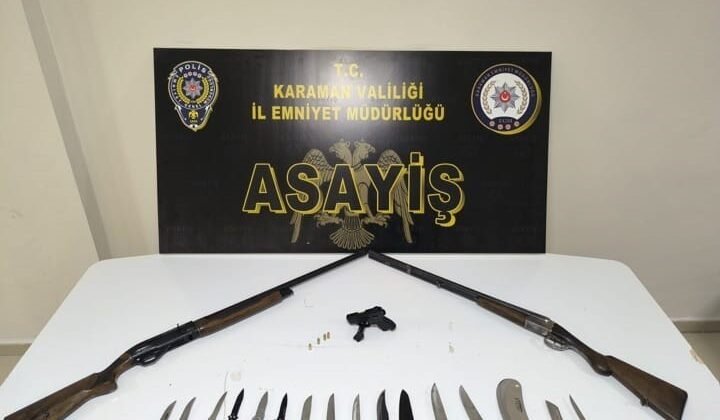 Karaman’da aranan 11 kişi tutuklandı