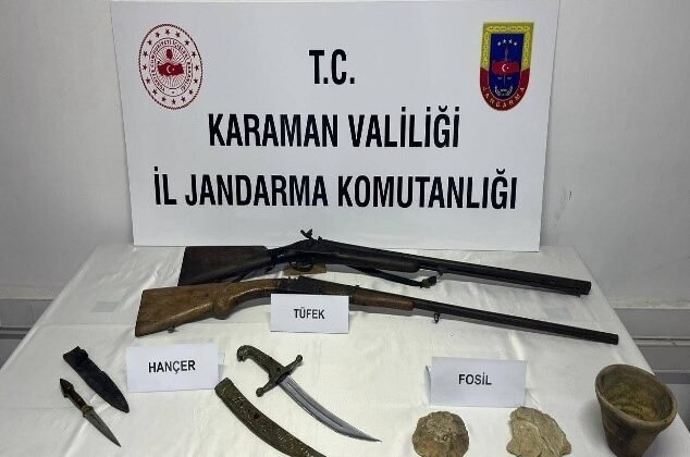 Karaman’da tarihi eser operasyonu: 6 tutuklama