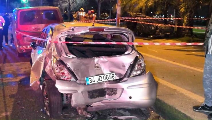 Kartal’da aşırı hız faciaya neden oldu: 2 ağır yaralı